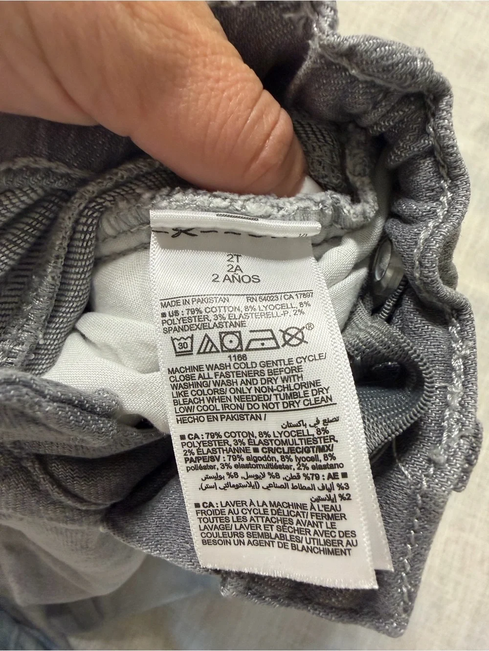 Old Navy Gray Skinny Jeans with Knee Rips